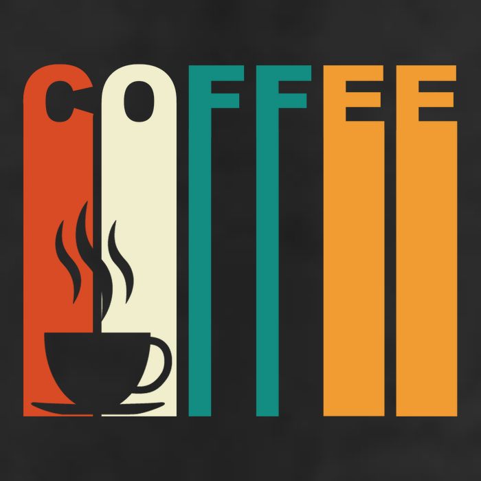 Coffee Lover Retro Golf Towel
