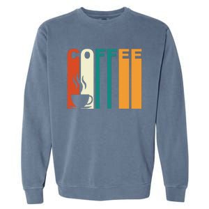 Coffee Lover Retro Garment-Dyed Sweatshirt