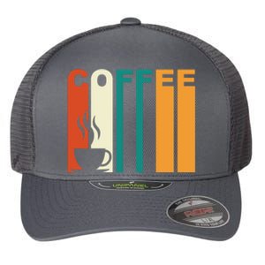 Coffee Lover Retro Flexfit Unipanel Trucker Cap