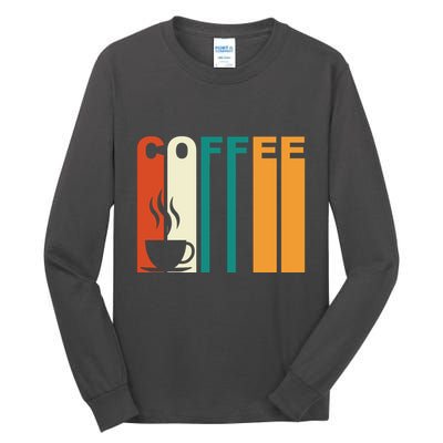 Coffee Lover Retro Tall Long Sleeve T-Shirt