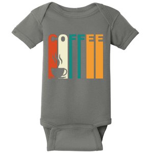 Coffee Lover Retro Baby Bodysuit