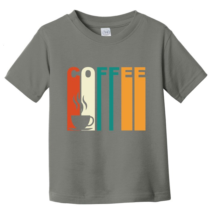 Coffee Lover Retro Toddler T-Shirt