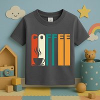 Coffee Lover Retro Toddler T-Shirt