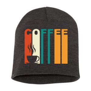 Coffee Lover Retro Short Acrylic Beanie