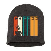 Coffee Lover Retro Short Acrylic Beanie