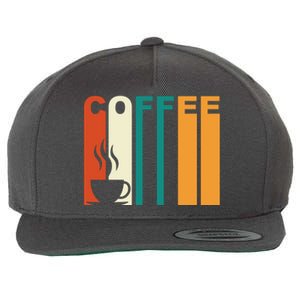 Coffee Lover Retro Wool Snapback Cap