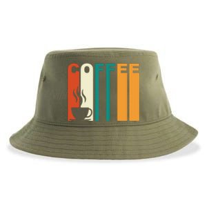 Coffee Lover Retro Sustainable Bucket Hat