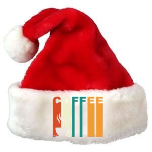 Coffee Lover Retro Premium Christmas Santa Hat