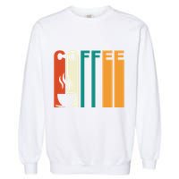 Coffee Lover Retro Garment-Dyed Sweatshirt