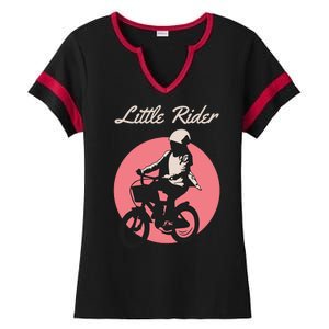 Cycling Little Rider Ladies Halftime Notch Neck Tee