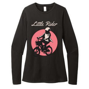 Cycling Little Rider Womens CVC Long Sleeve Shirt