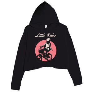 Cycling Little Rider Crop Fleece Hoodie