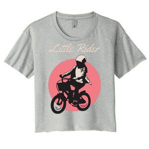 Cycling Little Rider Women's Crop Top Tee