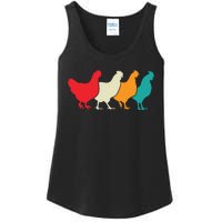 Chicken Lovers Retro Vintage Chicken Ladies Essential Tank