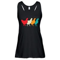 Chicken Lovers Retro Vintage Chicken Ladies Essential Flowy Tank