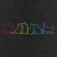 Cat LGBT Rainbow Cat Daddy Cat Mom Cat Lovers Funny Cat 15oz Campfire Ceramic Mug