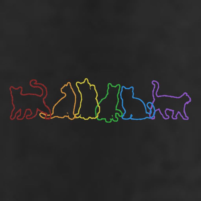 Cat LGBT Rainbow Cat Daddy Cat Mom Cat Lovers Funny Cat 15oz Campfire Ceramic Mug