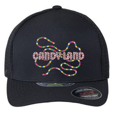 Candy Land Rainbow Trail Flexfit Unipanel Trucker Cap