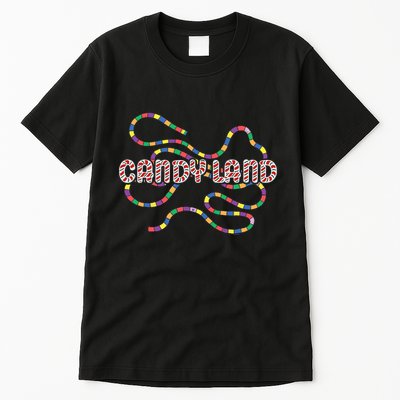 Candy Land Rainbow Trail Tall T-Shirt