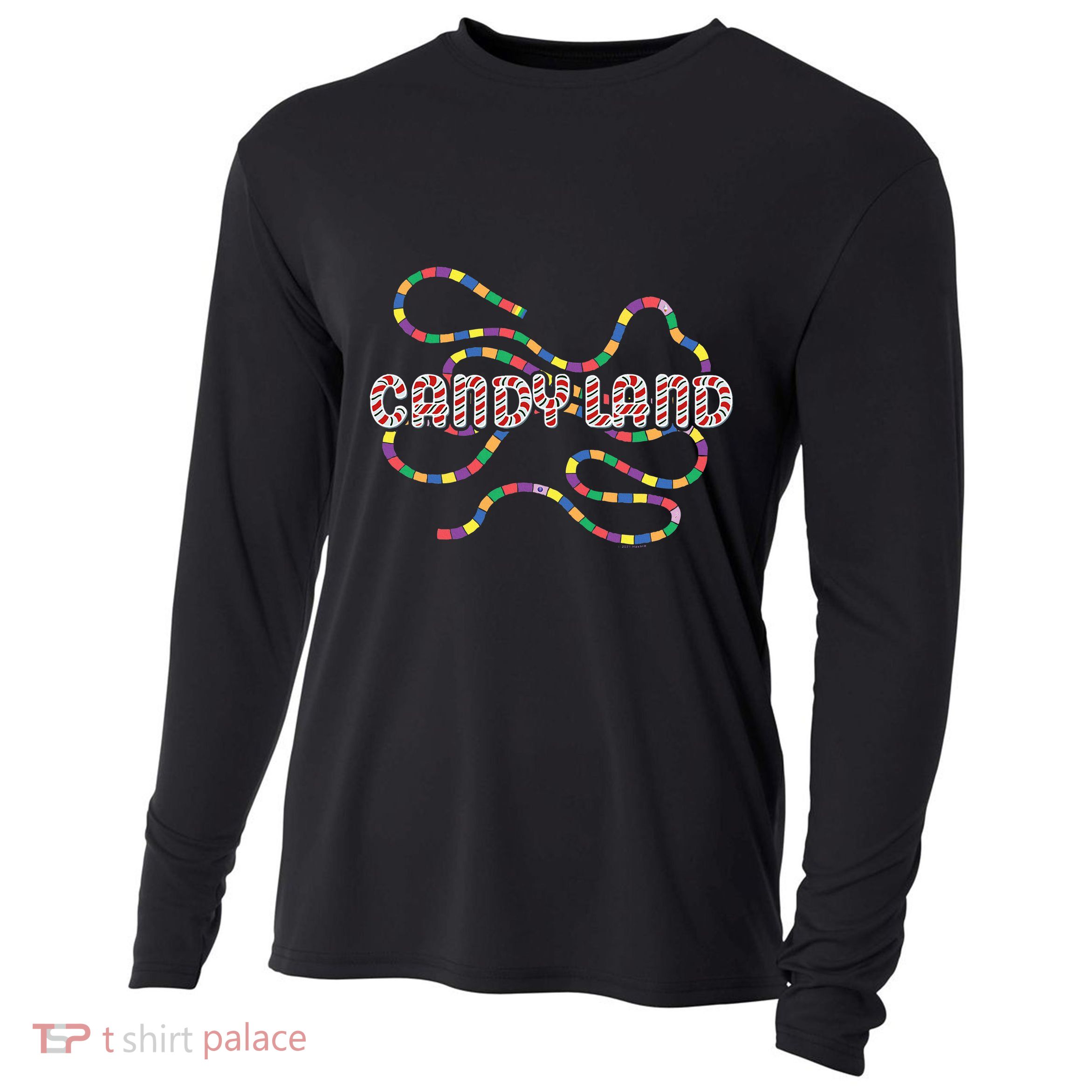 Candy Land Rainbow Trail Cooling Performance Long Sleeve Crew