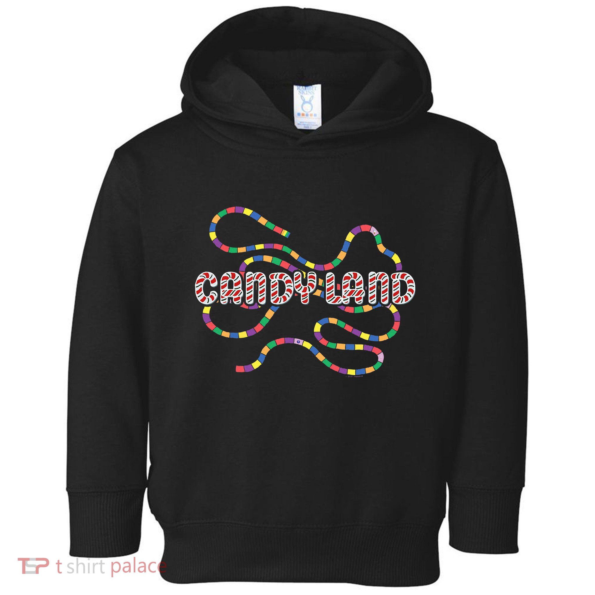 Candy Land Rainbow Trail Toddler Hoodie