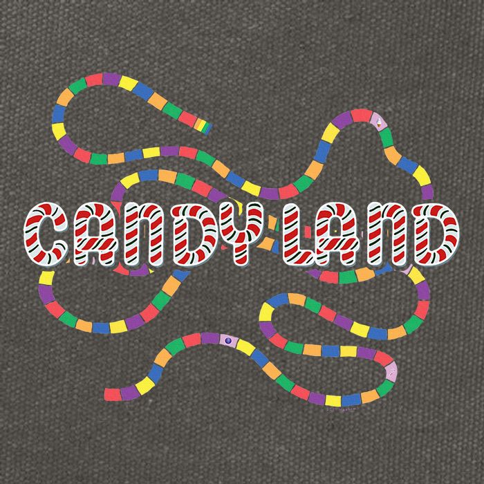 Candy Land Rainbow Trail Cotton Canvas Backpack