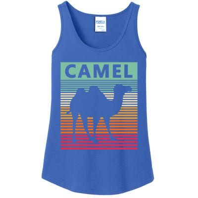 Camel Lover Retro Vintage Camel Gift Ladies Essential Tank