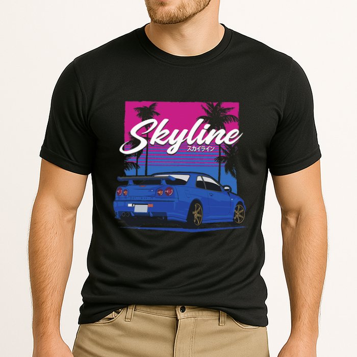 Classic Legendary R34 Jdm Cooling Performance Crew T-Shirt