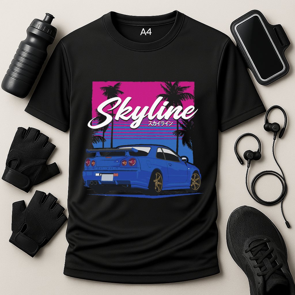 Classic Legendary R34 Jdm Cooling Performance Crew T-Shirt