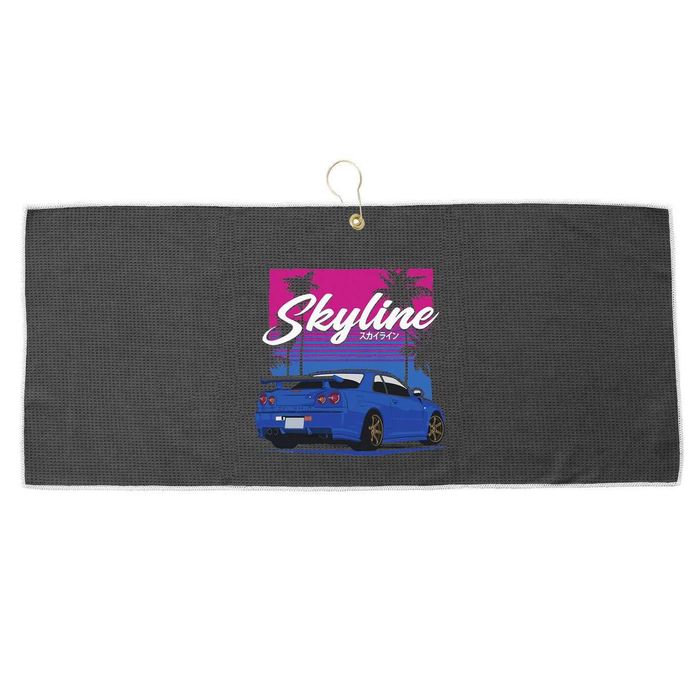 Classic Legendary R34 Jdm Large Microfiber Waffle Golf Towel