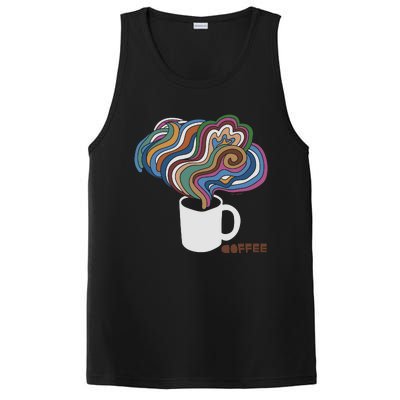 Coffee Lovers Retro B.O.B D.Y.L.A.N Inspired PosiCharge Competitor Tank