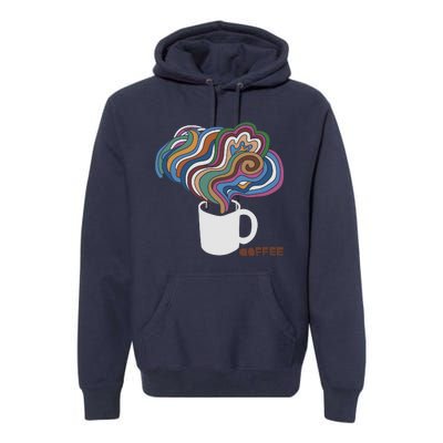 Coffee Lovers Retro B.O.B D.Y.L.A.N Inspired Premium Hoodie