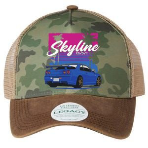 Classic Legendary R34 Jdm Legacy Tie Dye Trucker Hat