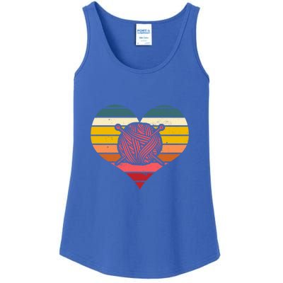 Crochet Lovers Retro Sunset Hook Crocheter Crocheting Gift Ladies Essential Tank