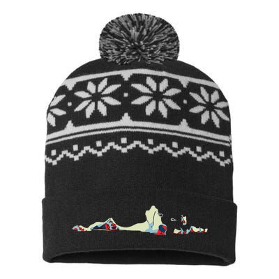 Cool Labrador Retriever Dog Lover T Lab Gift USA-Made Snowflake Beanie