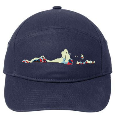 Cool Labrador Retriever Dog Lover T Lab Gift 7-Panel Snapback Hat