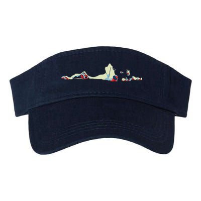 Cool Labrador Retriever Dog Lover T Lab Gift Valucap Bio-Washed Visor