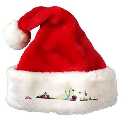 Cool Labrador Retriever Dog Lover T Lab Gift Premium Christmas Santa Hat