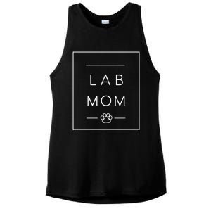 Cute Labrador Retriever Dog Mom Crewneck Lab Retriever Mom Meaningful Gift Ladies PosiCharge Tri-Blend Wicking Tank