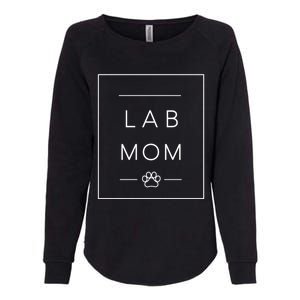 Cute Labrador Retriever Dog Mom Crewneck Lab Retriever Mom Meaningful Gift Womens California Wash Sweatshirt