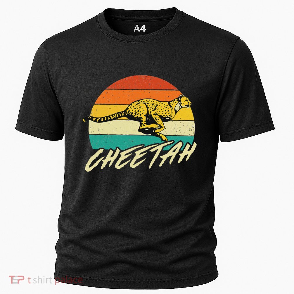 Cheetah Lover Retro Vintage Safari Zoo Animal Lover Performance Shirt