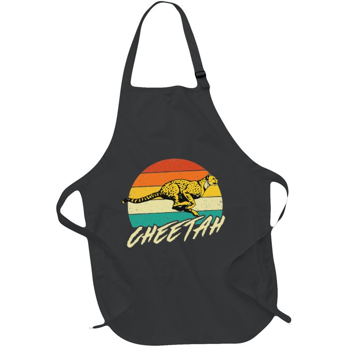 Cheetah Lover Retro Vintage Safari Zoo Animal Lover Apron