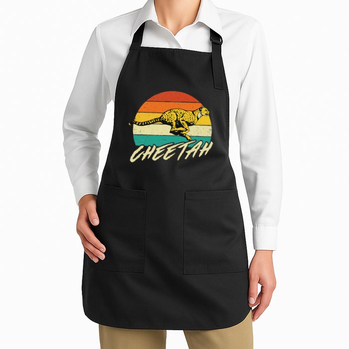 Cheetah Lover Retro Vintage Safari Zoo Animal Lover Apron