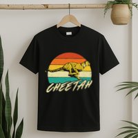 Cheetah Lover Retro Vintage Safari Zoo Animal Lover T-Shirt