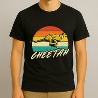 Cheetah Lover Retro Vintage Safari Zoo Animal Lover T-Shirt