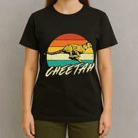 Cheetah Lover Retro Vintage Safari Zoo Animal Lover T-Shirt