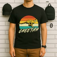 Cheetah Lover Retro Vintage Safari Zoo Animal Lover T-Shirt
