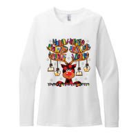 Christmas Librarian Reindeer Matching Family Book Lover Xmas Womens CVC Long Sleeve Shirt