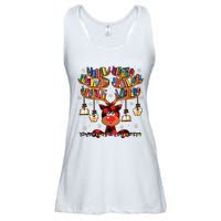 Christmas Librarian Reindeer Matching Family Book Lover Xmas Ladies Essential Flowy Tank