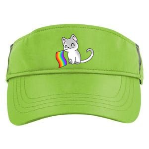 Cat Lgbt Rainbow Flag Pride Month Adult Drive Performance Visor